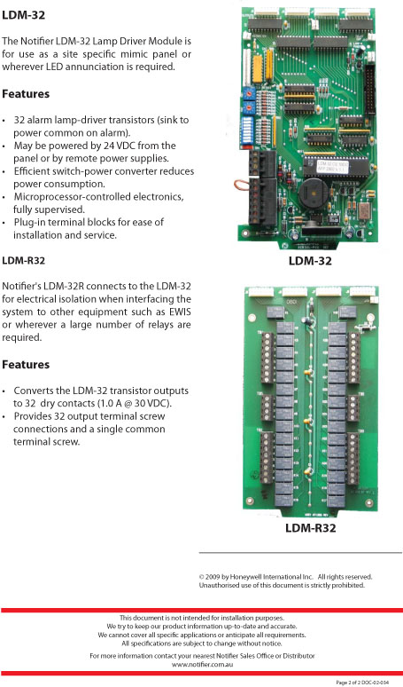 Notifier Fire Alarm catalog